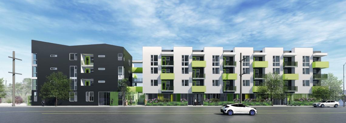 $36m supportive housing complex unwrapped in Watts | Urbanize LA